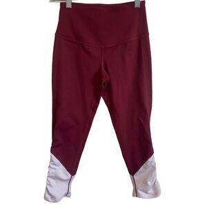 ZELLA Ruched Cropped Athletic Leggings